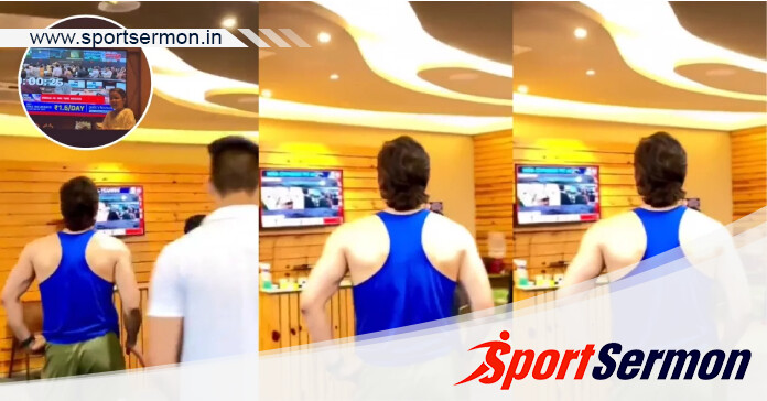 MS Dhoni celebrates Chandrayaan 3 Landing on Moon, Watch  