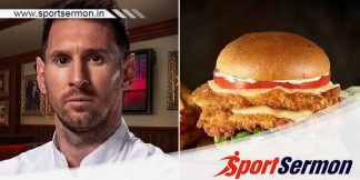 Lionel Messi & Hard Rock Cafe ad for a new chicken sandwich  