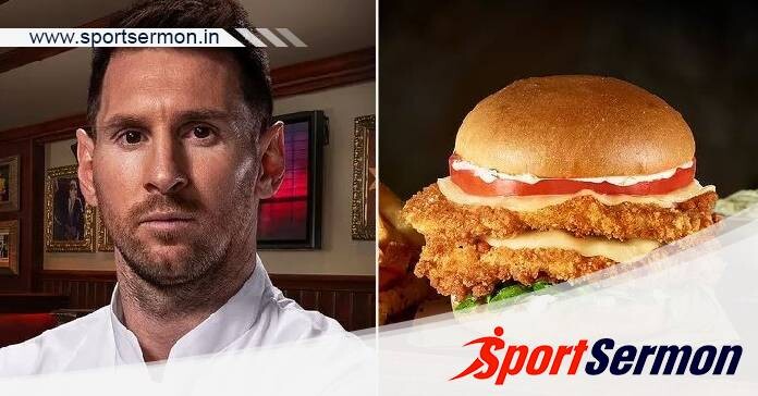 Lionel Messi & Hard Rock Cafe ad for a new chicken sandwich   Lionel Messi & Hard Rock Cafe ad for a new chicken sandwich