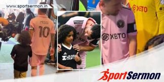 VIDEO: Messi consoles DJ Khaled's son who burst in tears  