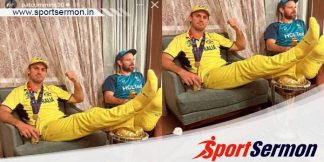 Mitchell Marsh booked for disrespecting World Cup Trophy  