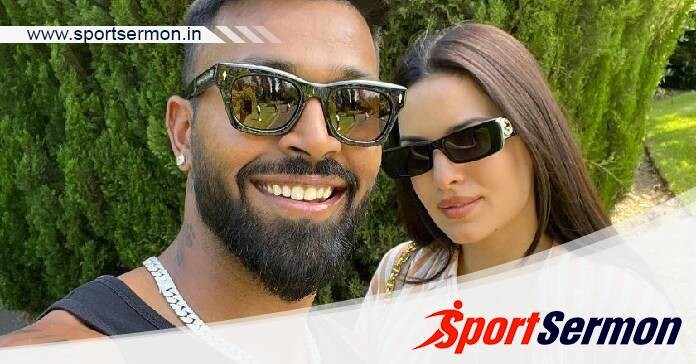 Hardik Pandya & Natasa Stankovic look glam in a new pic!   Hardik Pandya & Natasa Stankovic look glam in a new pic!
