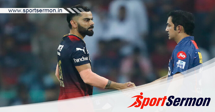Gautam Gambhir's reaction to Virat Kohli chants goes viral   Gautam Gambhir's reaction to Virat Kohli chants goes viral