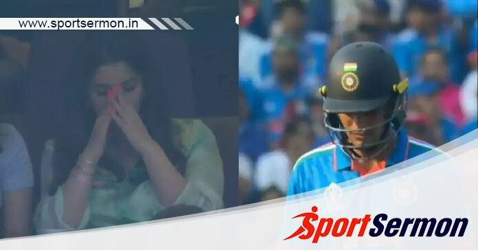 Sara's Reaction Goes Viral After Gill Missed His Century  