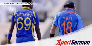 Virat Kohli Jokingly Hits Sri Lanka Bowler Angelo Mathews  