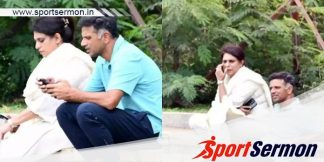 Rahul Dravid And Wife Watch Son Play In Cooch Behar Trophy  