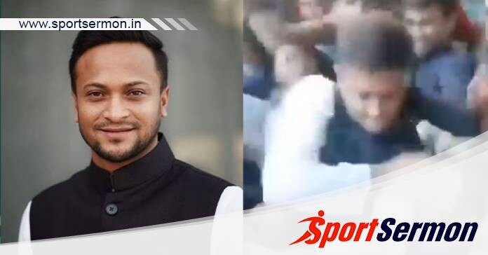Video Of Shakib Al Hasan Slapping A Fan Goes Viral   Video Of Shakib Al Hasan Slapping A Fan Goes Viral