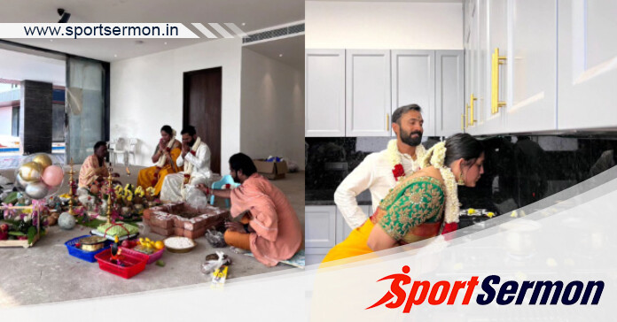Dinesh Karthik's new housewarming ceremony  