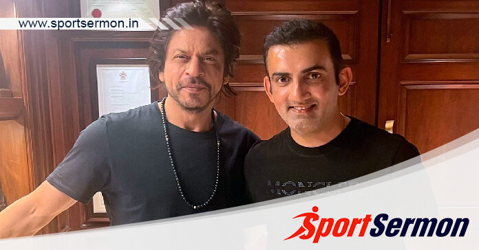 Gautam Gambhir's Picture With 'King SRK' Goes Viral   Gautam Gambhir's Picture With 'King SRK' Goes Viral