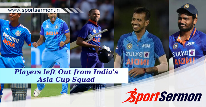 Shocking Exclusions from India’s Asia Cup Squad  