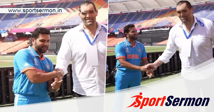 When Rohit Sharma Met The Great Khali   