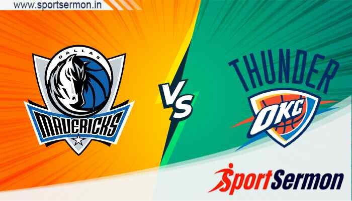 Oklahoma City Thunder vs Dallas Mavericks Live, NBA 2023-24  