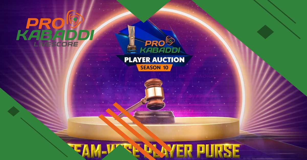 PKL10 Auction: नीलामी से पहले जानें सभी टीमों का बैलेंस  