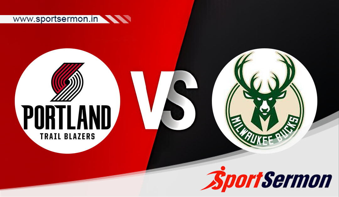 Portland Trail Blazers vs Milwaukee Bucks, NBA 2023-24  