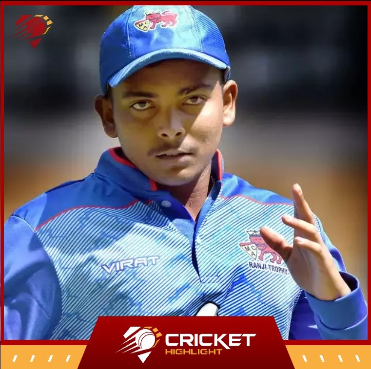 नेशनल चयनकर्ताओं को Prithvi Shaw का करारा जवाब,रणजी में लगाया शतक  