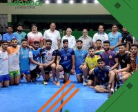 एमेच्योर कबड्डी फ़ेडरेशन ऑफ इंडिया के अधिकारी ने लिया जायजा  