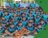 बांदा में चल रहे शिविर के कबड्डी खिलाड़ियों का हुआ सम्मान  