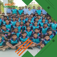 बांदा में चल रहे शिविर के कबड्डी खिलाड़ियों का हुआ सम्मान  