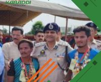 घगवाल पुलिस द्वारा कबड्डी प्रतियोगिता का आयोजन, नृसिंह टीम जीती  