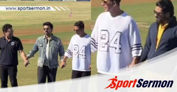 ISPL game: Sachin Tendulkar & Ram Charan dance to Natu Natu   ISPL game: Sachin Tendulkar & Ram Charan dance to Natu Natu