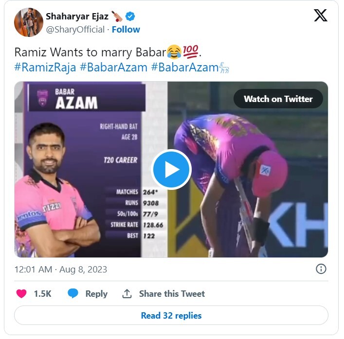 Ramiz Raja’s hilarious comment on Babar Azam, Watch!  