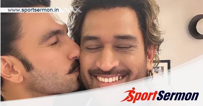 Fans hilarious reaction as Ranveer Singh kiss MS Dhoni  