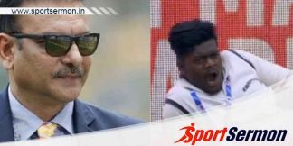 Former coach Ravi Shastri mocks viral yawning ball boy  