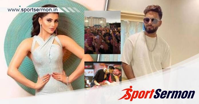 'Rishab Pant' chants go loud as Urvashi promotes new song   'Rishab Pant' chants go loud as Urvashi promotes new song