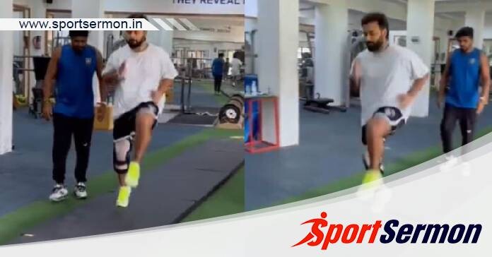 Cricketer Rishab Pant sweat out in Gym - See Now!  
