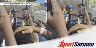 Cricketer Rohit Sharma gifts his shoe to young cricket fan  