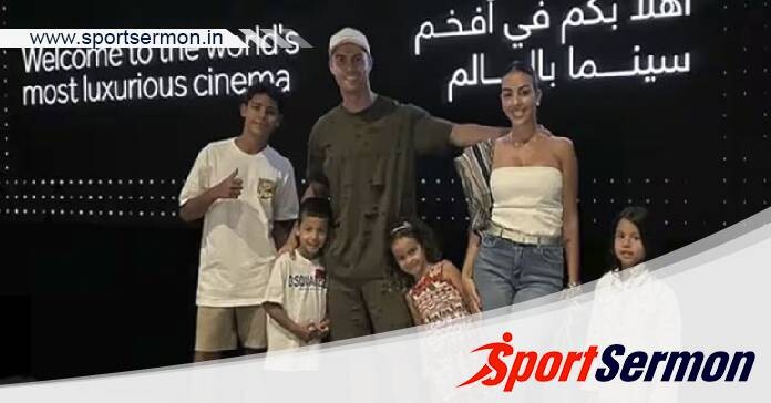 Footballer Cristiano Ronaldo watched Jailer movie in Dubai?   Footballer Cristiano Ronaldo watched Jailer movie in Dubai?
