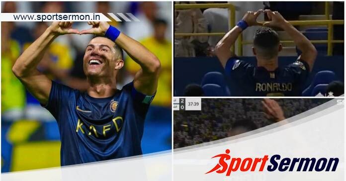 Cristiano Ronaldo new goal celebration sparks intenet!   Cristiano Ronaldo new goal celebration sparks intenet!