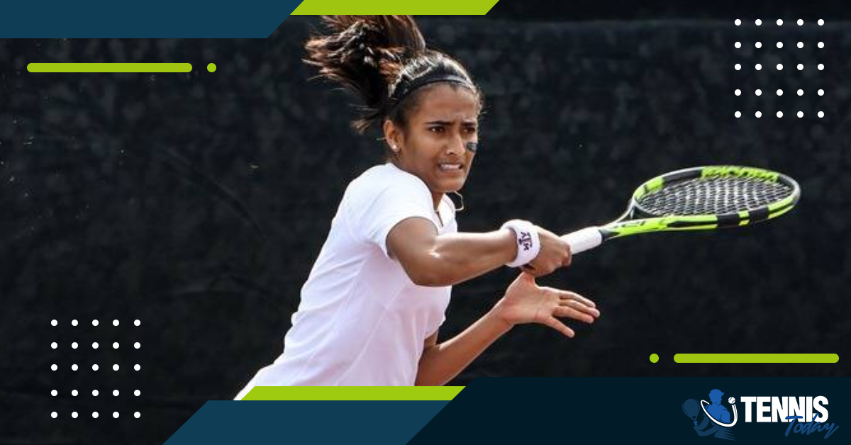 ITF Women's Open Tennis : Rutuja Bhosale  ने  Valentini Grammaticopoulo  को हराकर  राउंड-ऑफ-16 में प्रवेश किया  