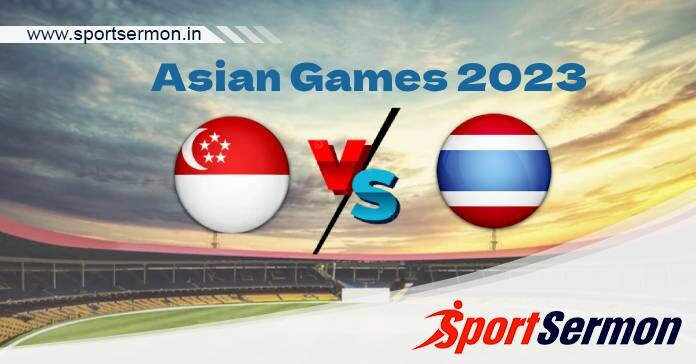 SGP vs THA Live Score, Asian Games 2023 Men’s T20I  