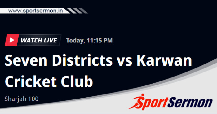 SVD vs KWN Live Score, QF 2, Sharjah Hundred League 2023  