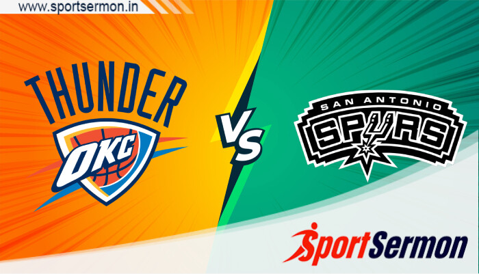 San Antonio Spurs vs Oklahoma City Thunder, NBA 2023-24  