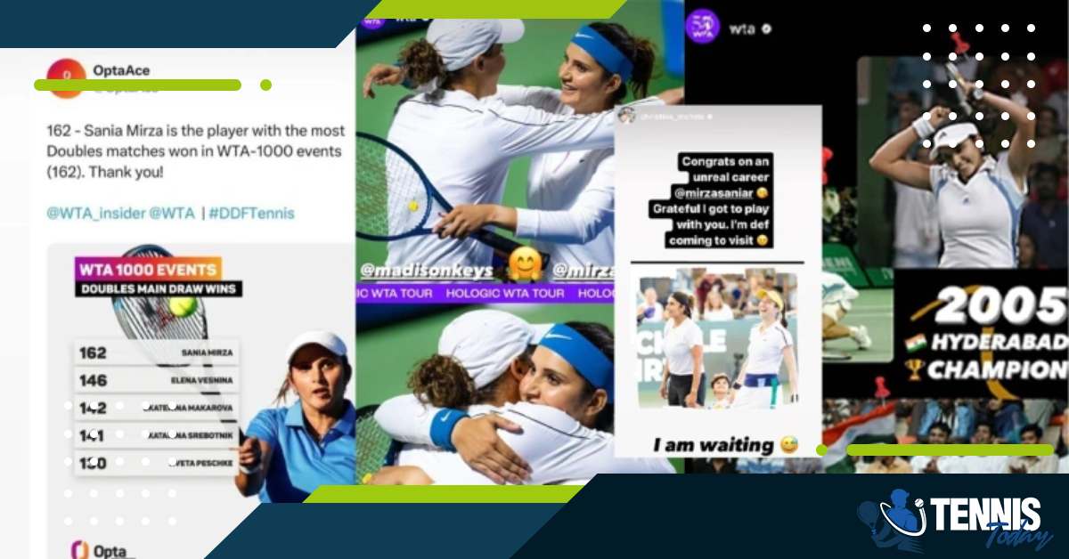 Sania Mirza RETIRES: सानिया मिर्जा को रिटायर होने पर इन टेनिस खिलाड़ियों ने दी शुभकामनाएं  