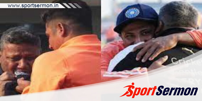 Sarfaraz Khan Father become Emotional on his Test debut   Sarfaraz Khan Father become Emotional on his Test debut