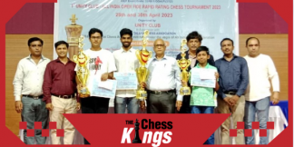 Unity Club Rapid Rating Open 2023 के विजेता बनें नितीश  