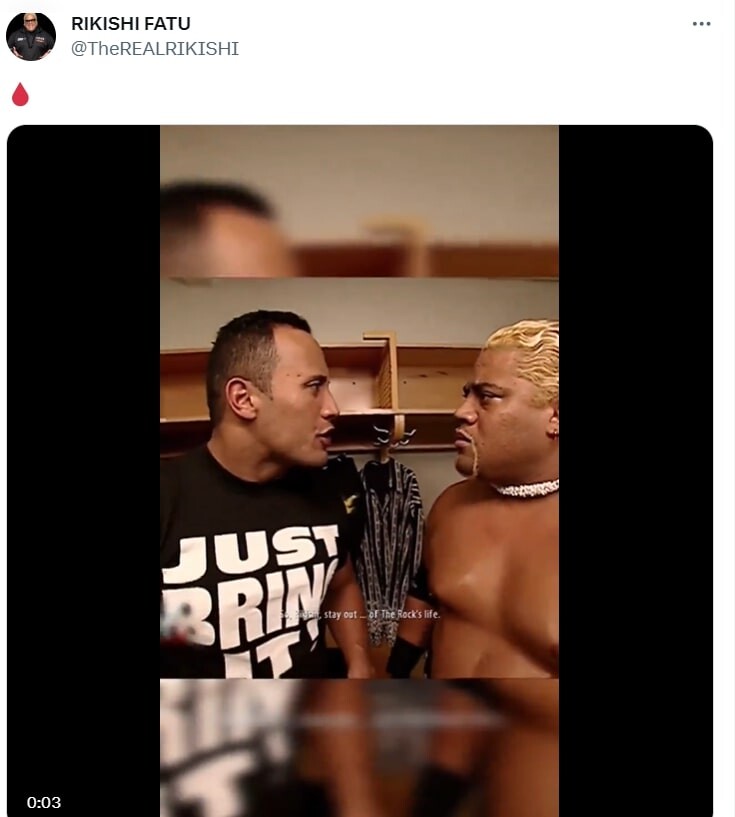 WWE Legend Rikishi picks a side between Reigns & The Rock  