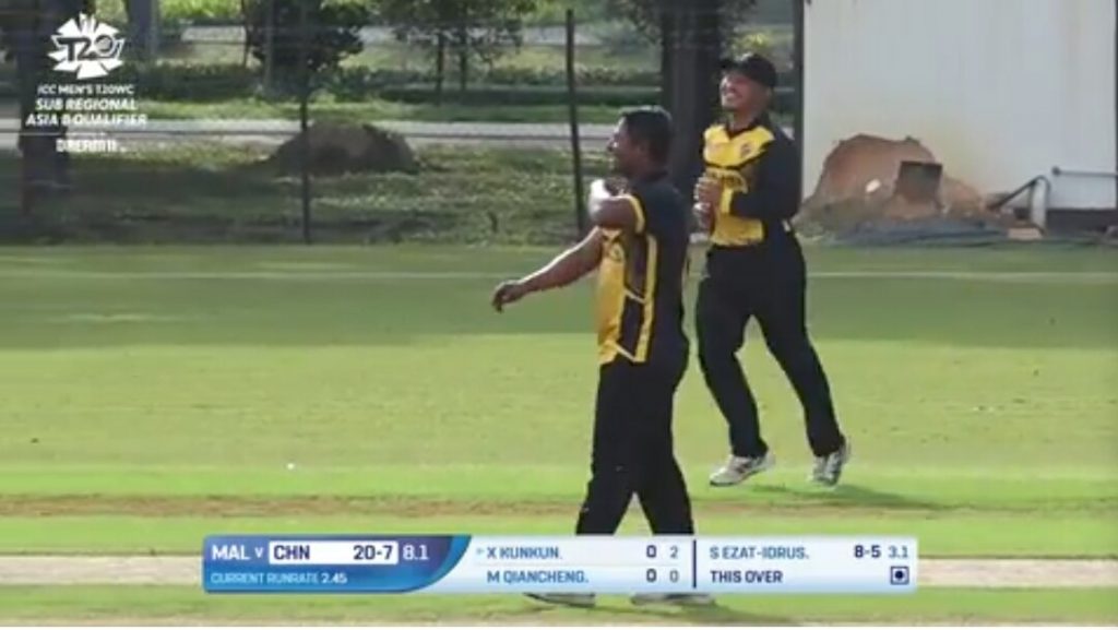 Syazrul Idrus Makes History With 7-fer in a T20 Match   