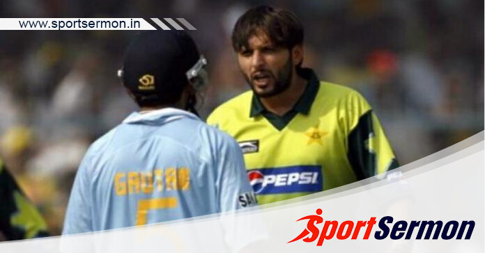 Shahid Afridi opened up on his rivalry with Gautam Gambhir  