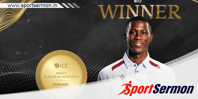 Shamar Joseph won ICC Player of the Month Award for January  