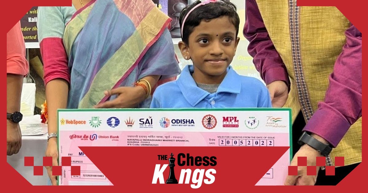 7 साल की लड़की जो 100% स्कोर के साथ अपने सभी टूर्नामेंट जीतती है  