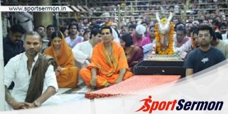 Ahead ODI World Cup, Shikhar Dhawan visits Mahakal Temple  