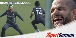 Cricketer Shikhar Dhawan mocks Pakistan team on fielding  