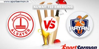 TGS vs RAY Live Score, Kuwait T10 Emerging League, 2023  