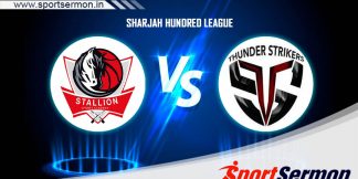 TS vs STP Live Score, Match 16, Sharjah Hundred League 2023  