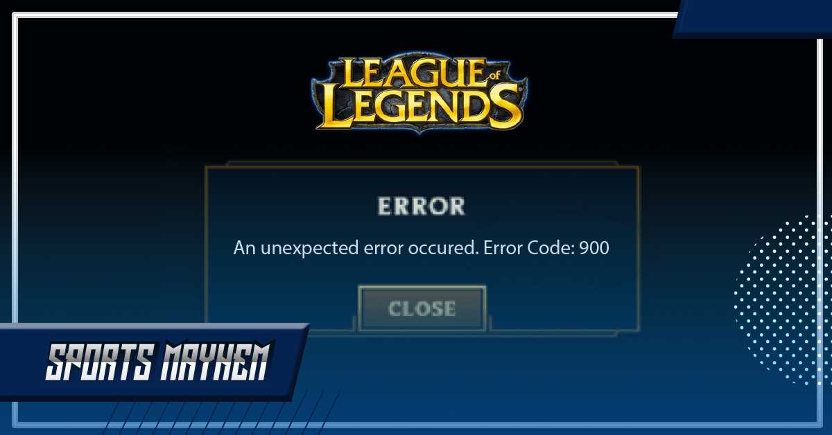 LOL Error Code 900 lol-error-code-900