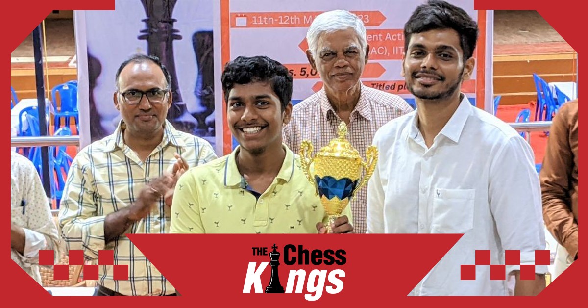 GM प्रणव वेंकटेश बने 5वें Shaastra रैपिड रेटिंग 2023 के विजेता   GM प्रणव वेंकटेश बने 5वें Shaastra रैपिड रेटिंग 2023 के विजेता